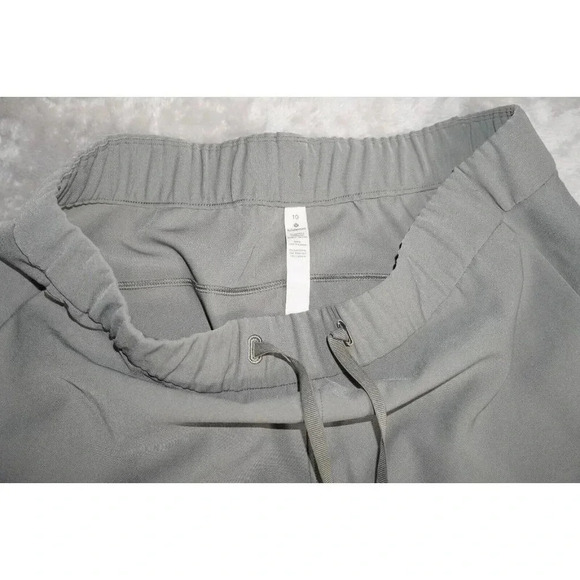 Lululemon On The Fly Pant Wide Leg Woven Grey Sage Size 10 - Picture 11 of 16